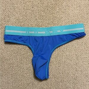Jockey Vibrant Blue Men's Thong L